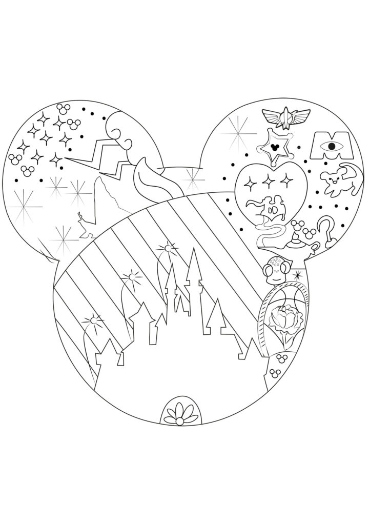 Walt Disney Coloriage Mandala Disney A Imprimer - Coloriage Tigre Mandala à Coloriage Mandala Mandala Disney