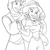 Walt Disney Coloring Pages - Prince Aladdin Princess Jasmine - Walt tout Dessin De Jasmine