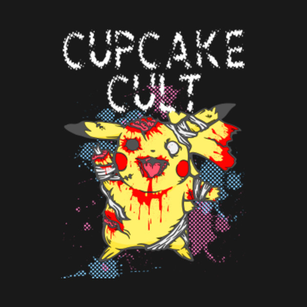 Zombie Pikachu Cupcake Cult - Zombie Pikachu - T-Shirt | Teepublic tout Pikachu Zombie