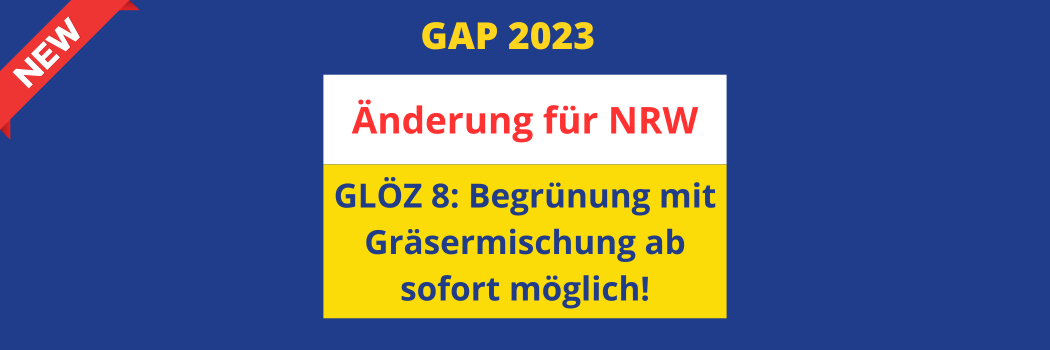 GLÖZ 8: Begrünung von Brache - Feldsaaten Freudenberger
