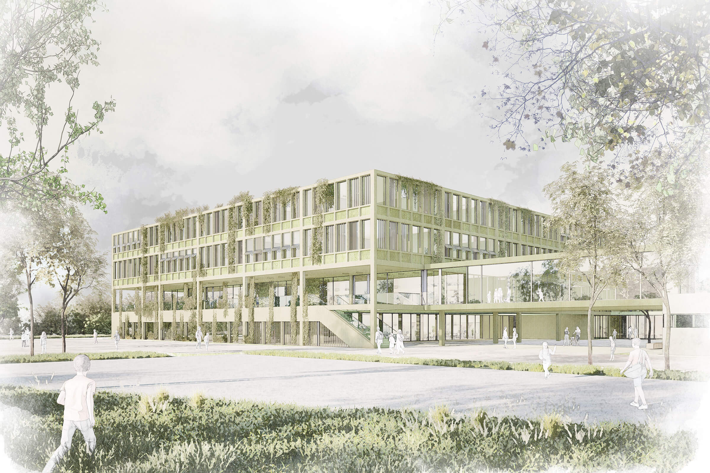  School Campus East in Kornwestheim Motiv 