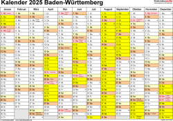  Feiertage Baden-Württemberg 2025 - Kalenderpedia Bildidee 