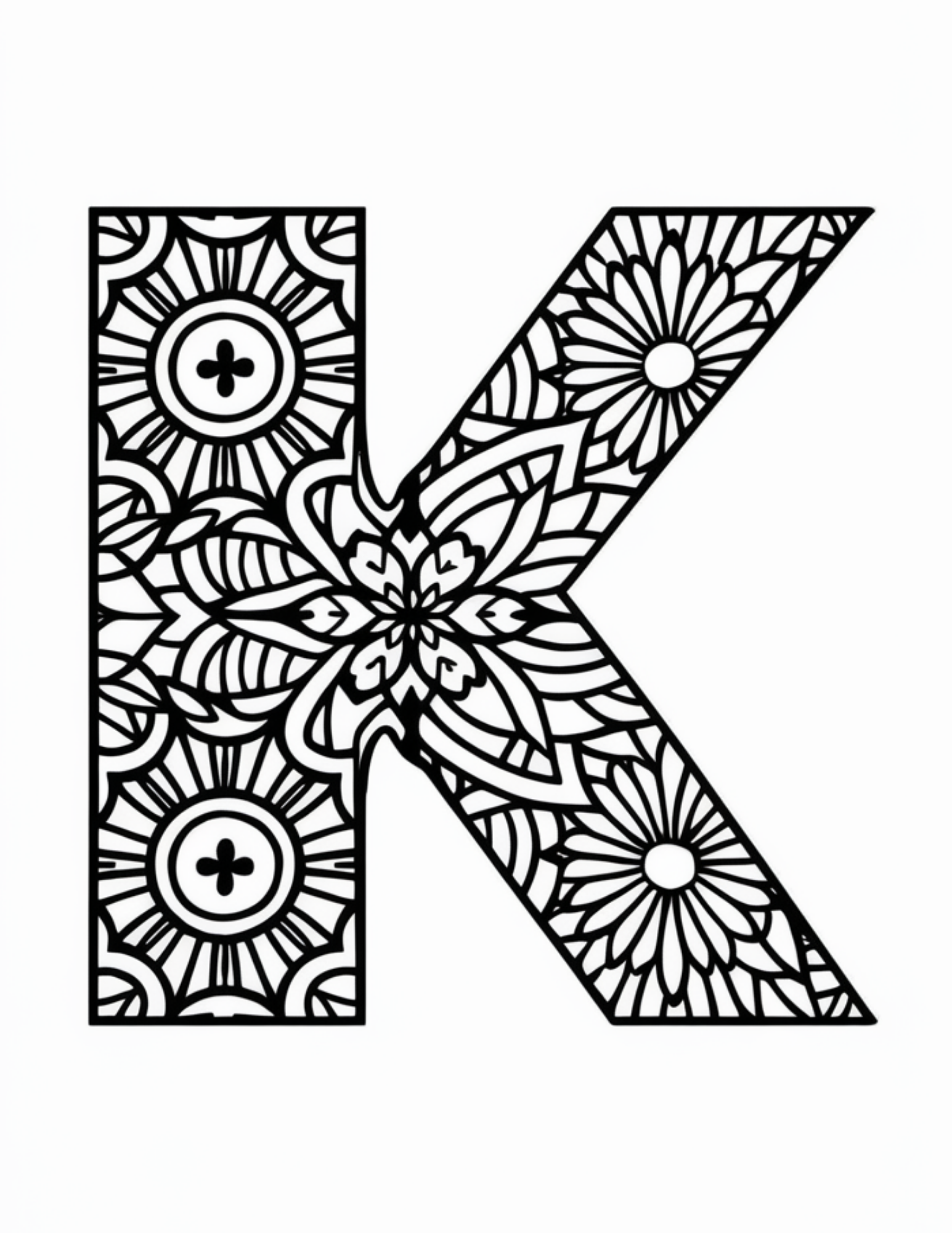  Kostenlose Ausmalbilder Buchstaben Motiv 