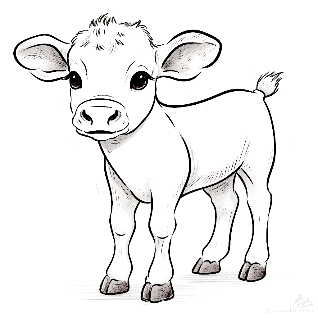  Kuh Ausmalbilder kostenlos herunterladen - Mal-O-Mat Motiv 