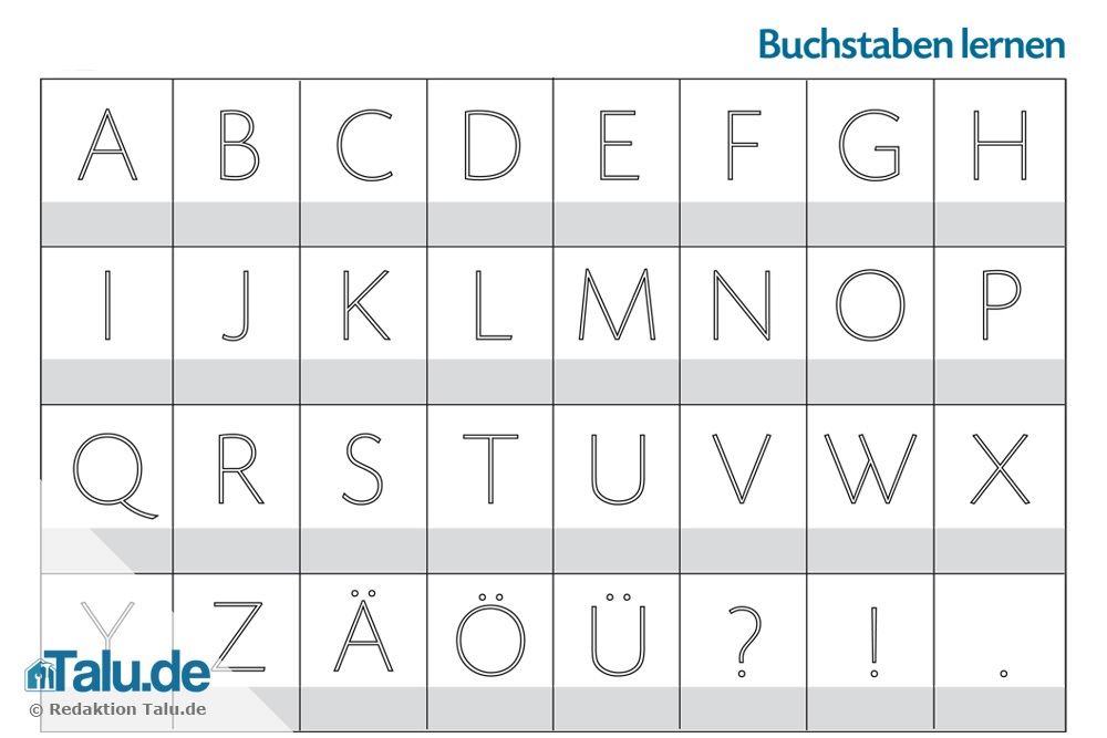  Buchstaben Zum Ausdrucken Einzeln : Buchstabenvorlagen Zum Ausdrucken Bildidee 