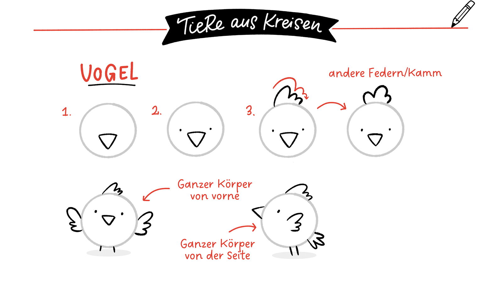  Foto zu Einfach Tiere zeichnen - Sketchnote Love 