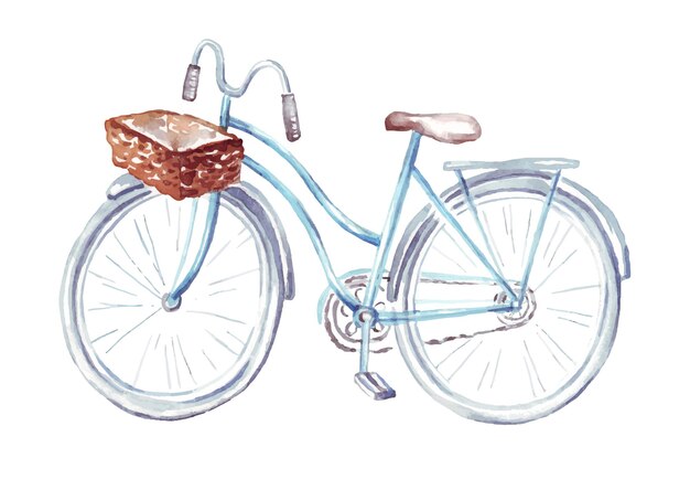  Fahrrad Gemalt Bilder - Kostenloser Download auf Freepik Illustration 
