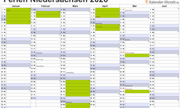 osterferien hannover 2026