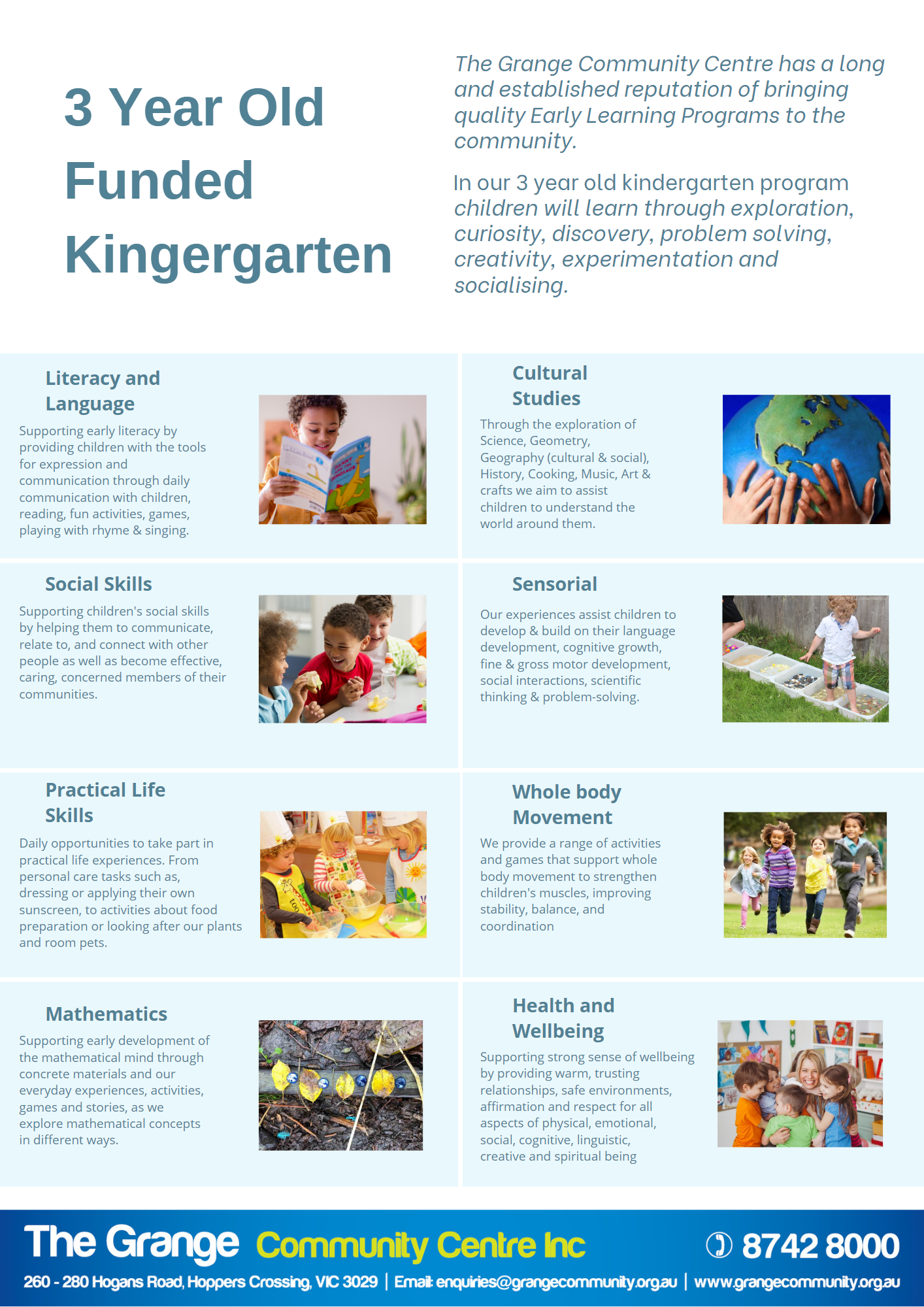  Foto zu 3 Year Old Kindergarten — The Grange Community Centre 