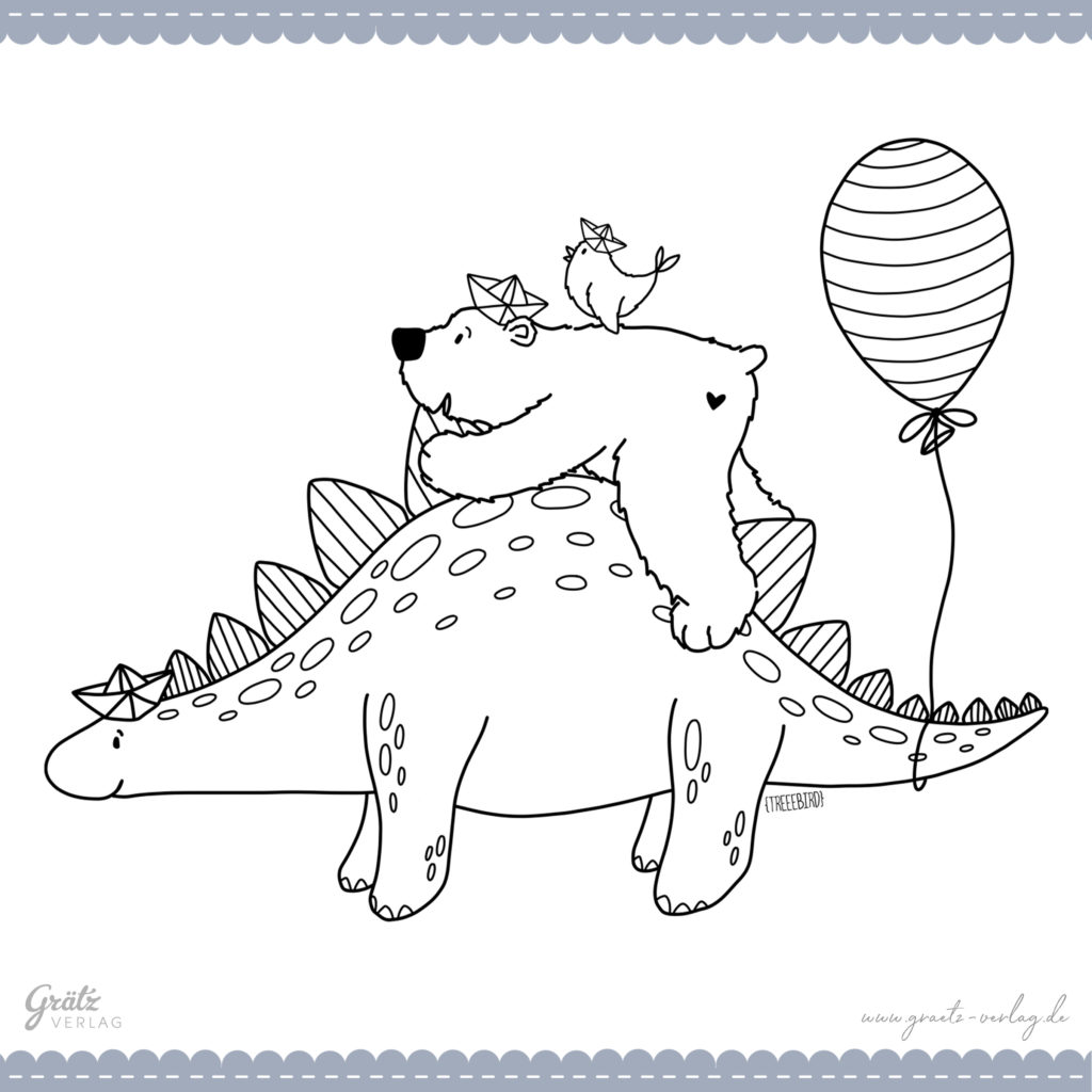  Ausmalbilder für Kinder zum Ausdrucken – für mehr Spaß zu Haus - Grätz Motiv 