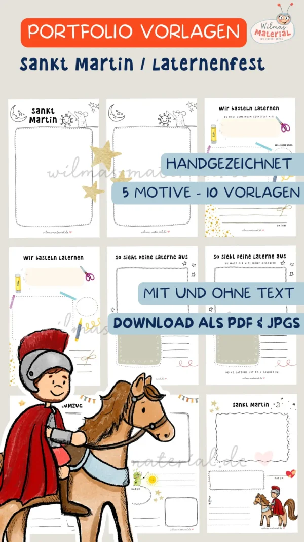  Sankt Martin Kindergarten: 10 kreative Portfolio Vorlagen 