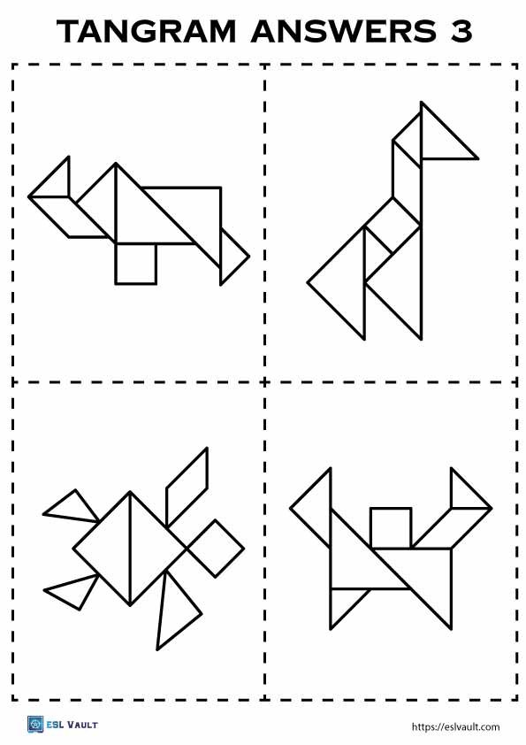  Tangram Printable Puzzles - prntbl.concejomunicipaldechinu.gov.co Motiv 