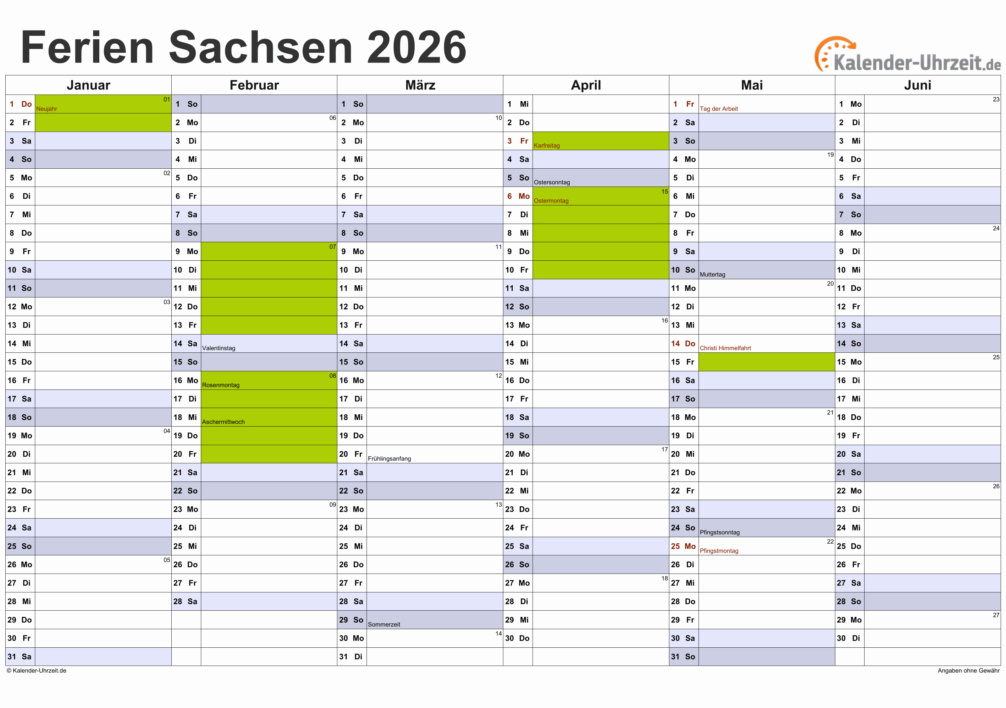  Foto zu Ferien Sachsen 2025 2026 - Ferien Sommer 2025 in Sachsen – Planen Sie 