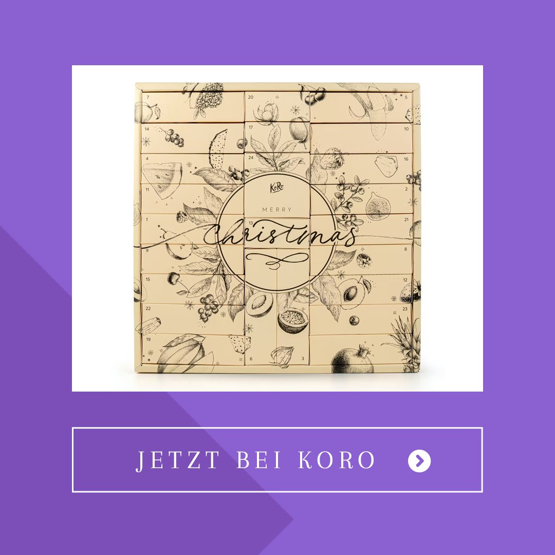  Foto zu Koro Adventskalender Inhalt: Lohnen sich die gesunden Kalender? 