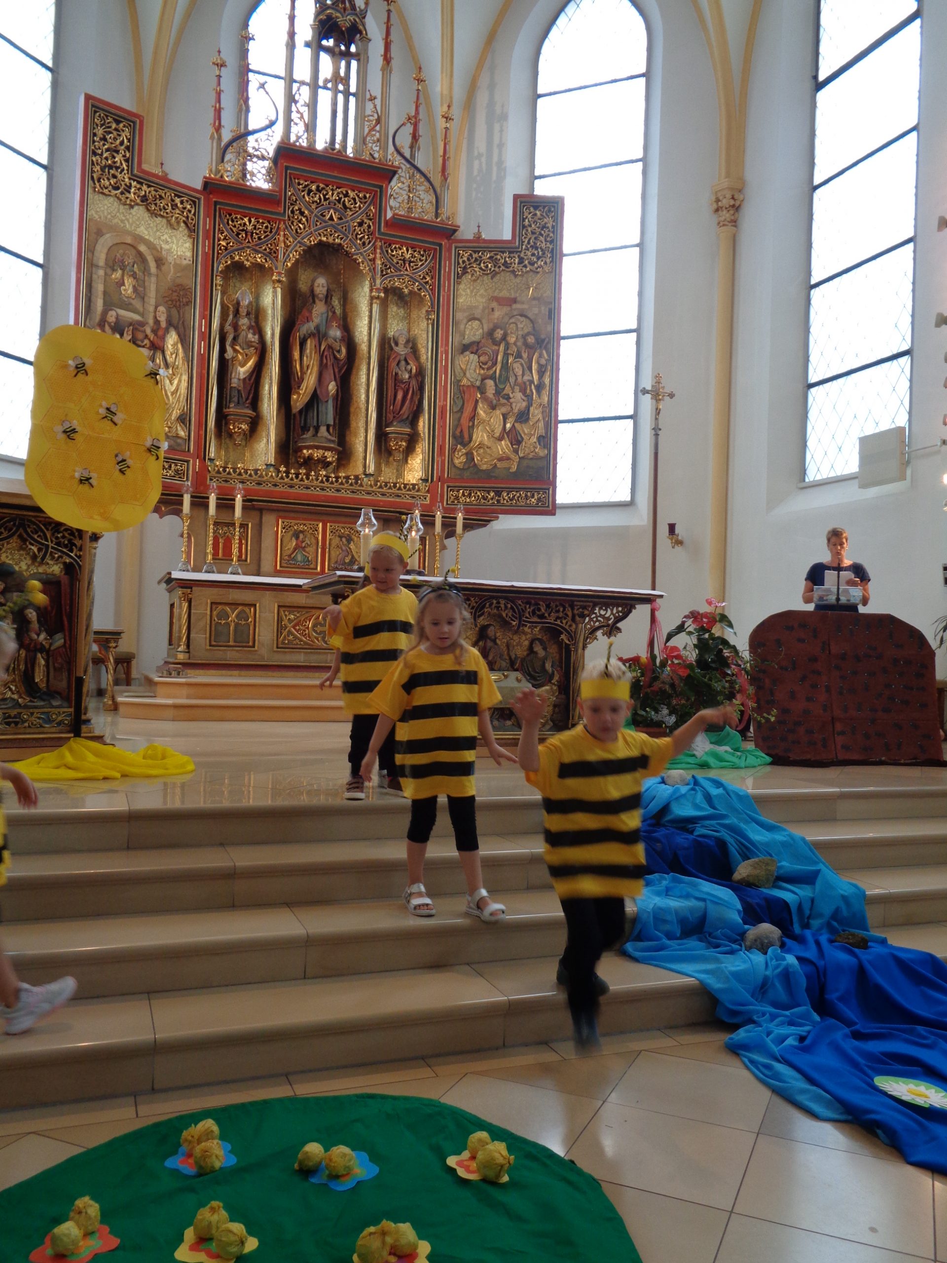  Abschlussgottesdienst zum Kindergartenjahr - Kneipp Kindergarten Herz-Jesu Motiv 