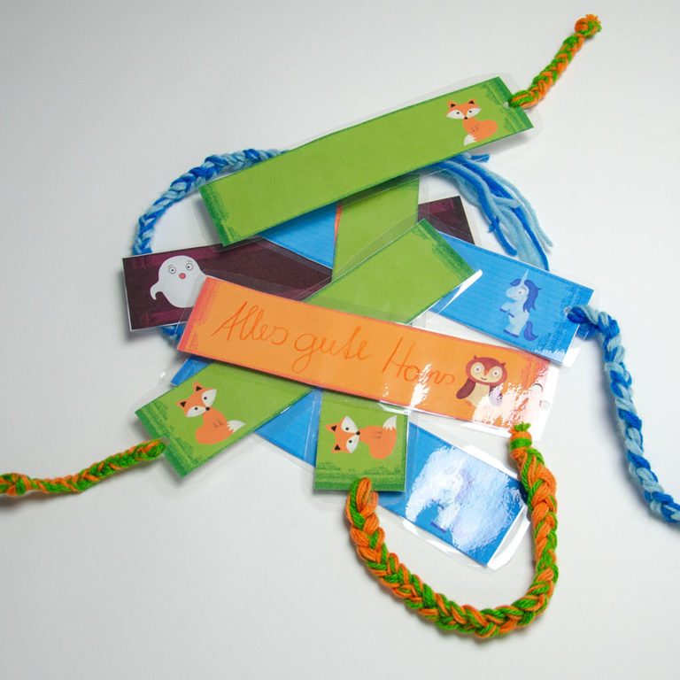  Lesezeichen basteln - Druckvorlagen - AUSGEFUXT Illustration 