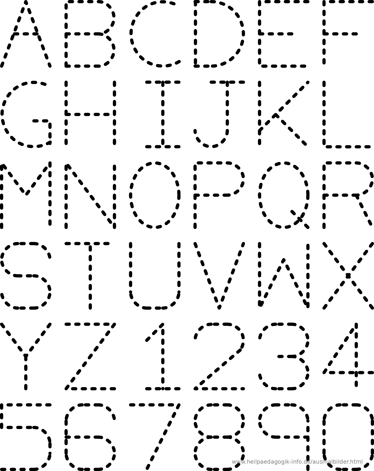  Ausmalbilder Buchstaben 