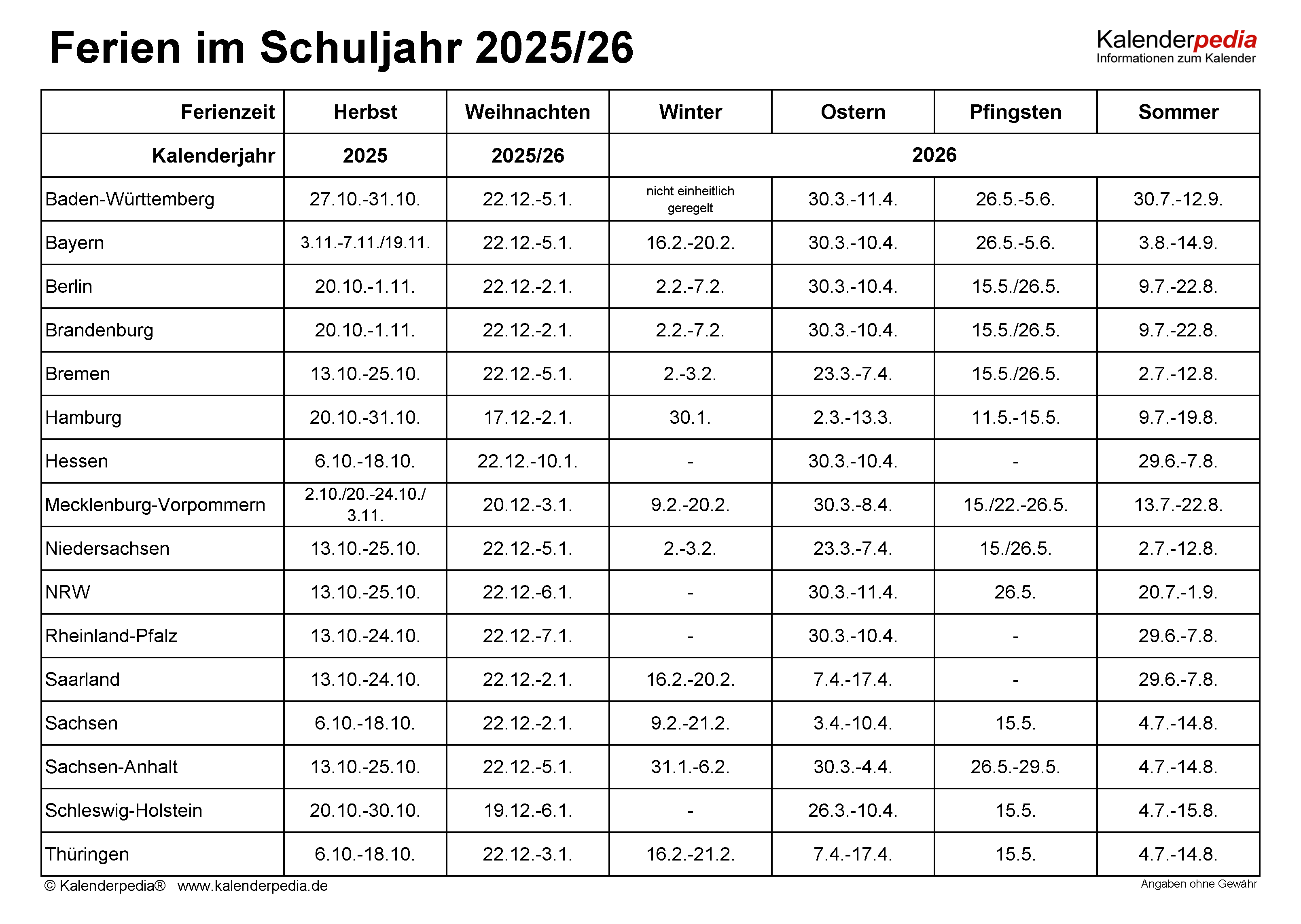  Ferien Bayern 2025 Und 2026 Schulkalender 2025 / 2026 bayern Für Excel Illustration 