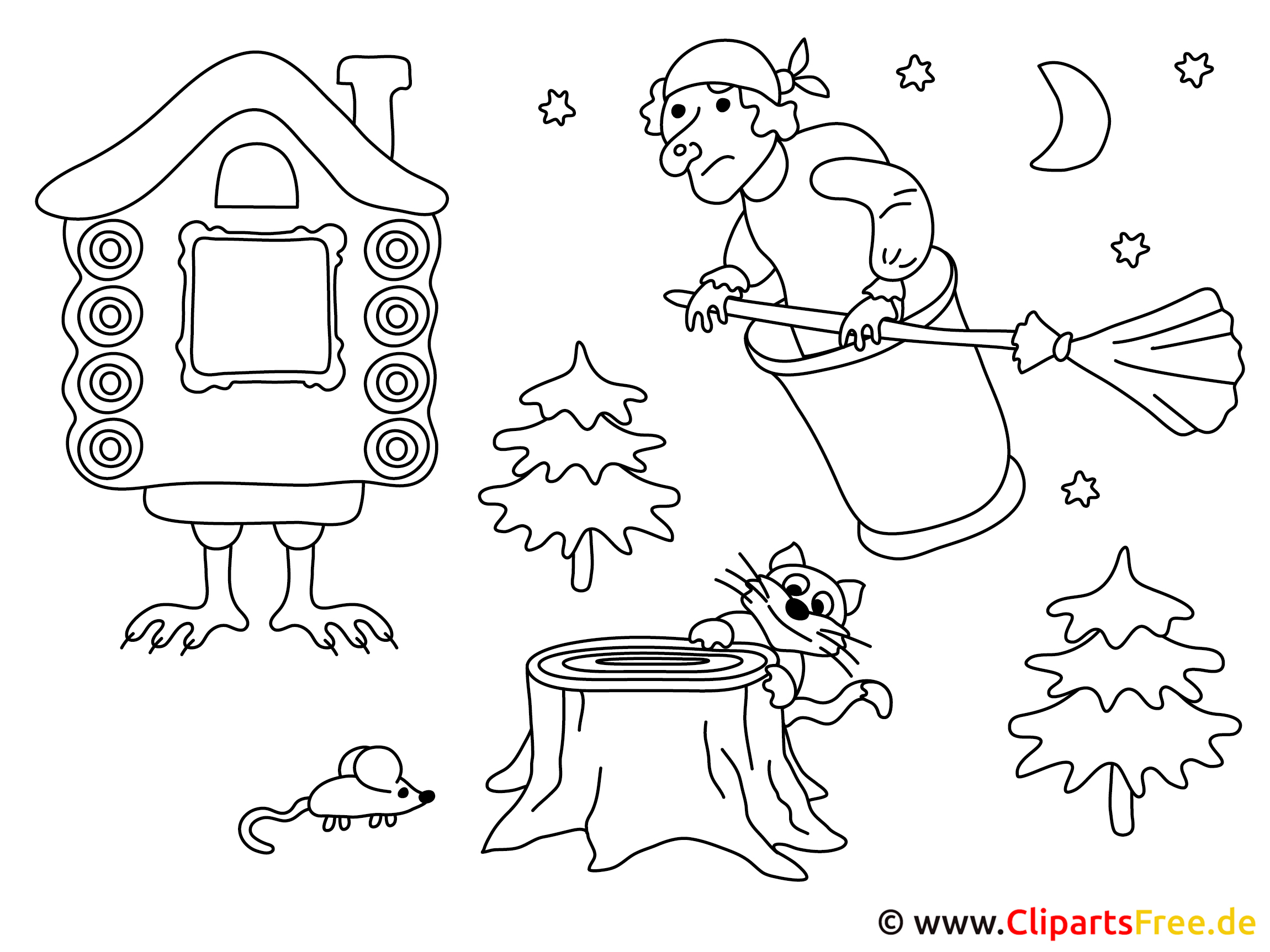  Kindermotive Zum Ausmalen Illustration 