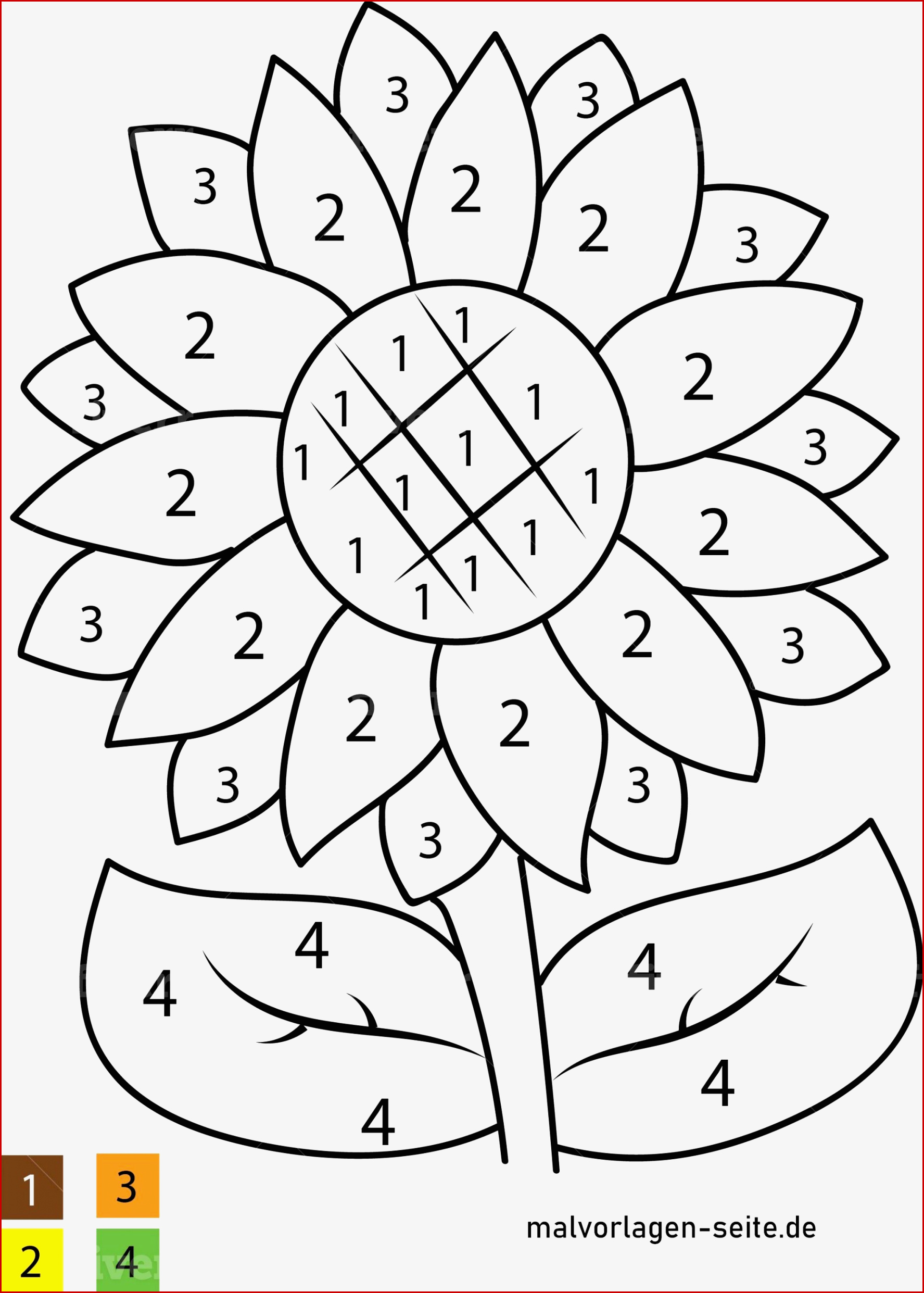  Foto zu Wunderschönen Arbeitsblatt Malen Nach Zahlen Sie Berücksichtigen Müssen 