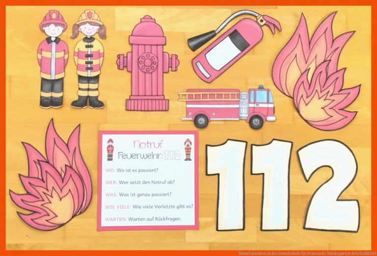  16 Feuerwehr Kindergarten Arbeitsblätter - Kindergarten Arbeitsblätter Illustration 