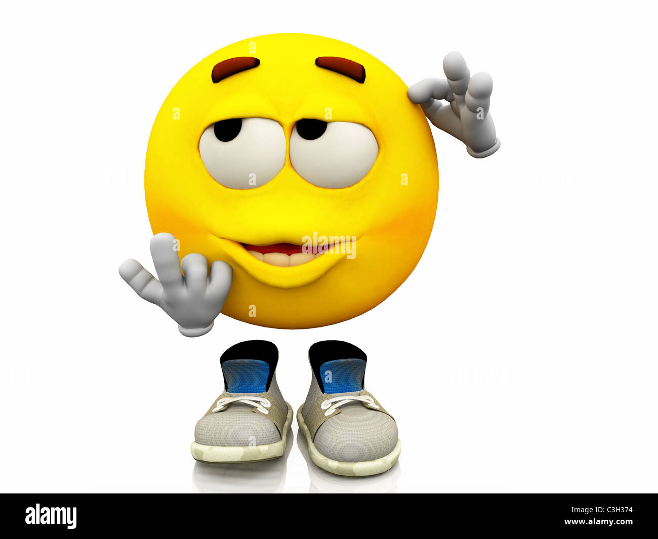  Smiley emoticon facial expression thinking -Fotos und -Bildmaterial in Illustration 