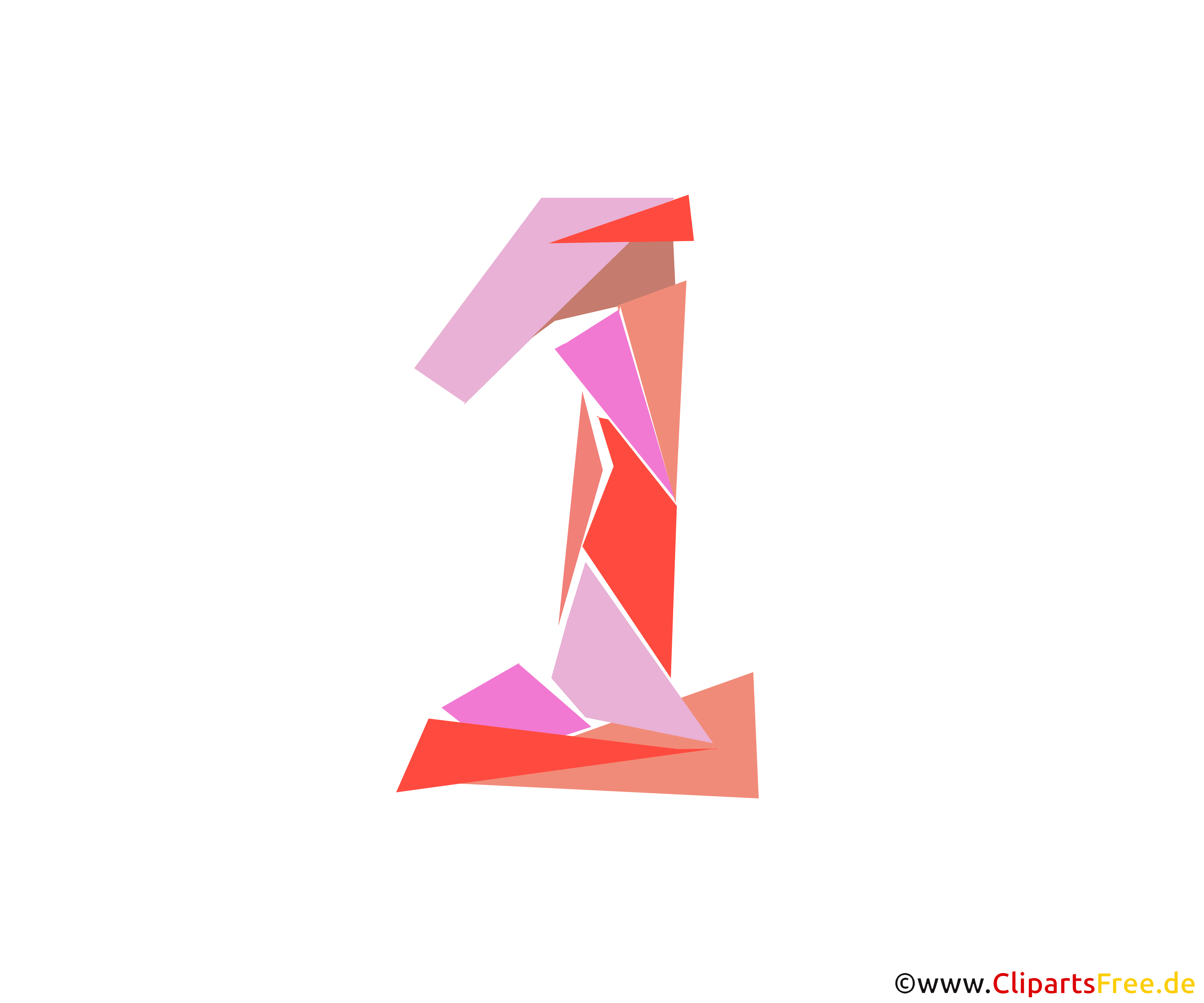  Foto zu Zahl 1 Zum Ausdrucken Zahl Vorlagen Kuchen Zahlen Schablonen Kinder 