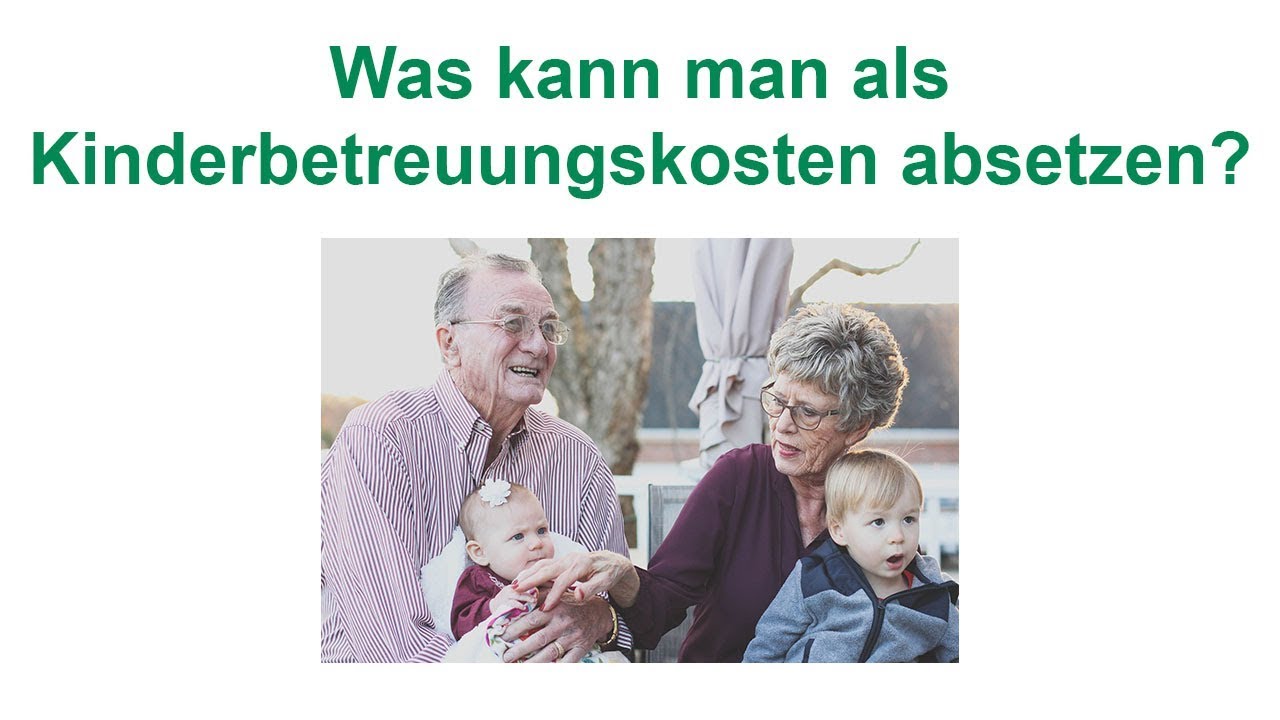  Kinderbetreuungskosten absetzen - So können Eltern mit der 