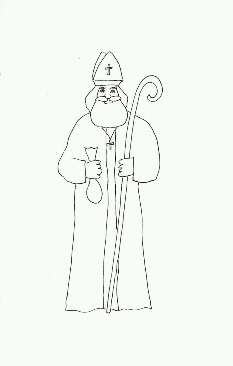  Ausmalbilder Nikolaus 