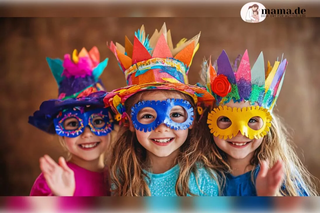  Foto zu 11 Faschingsbastelideen für den Kindergarten 2025 
