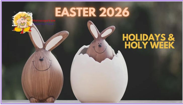  Easter 2026 - When Is Easter Holidays 2026 Holy Week? Illustration 