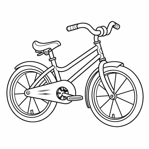  Malvorlage Fahrrad Zum Ausdrucken - Kostenlose Vektoren und PSD zum Bildidee 