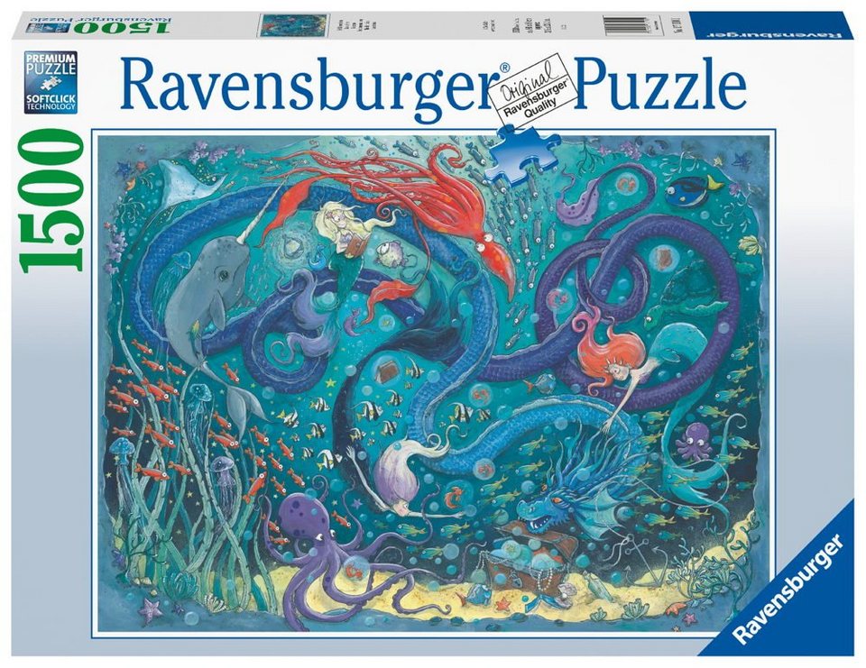 Ravensburger Puzzle 1500 Teile Ravensburger Puzzle Die Meeresnixen Illustration 