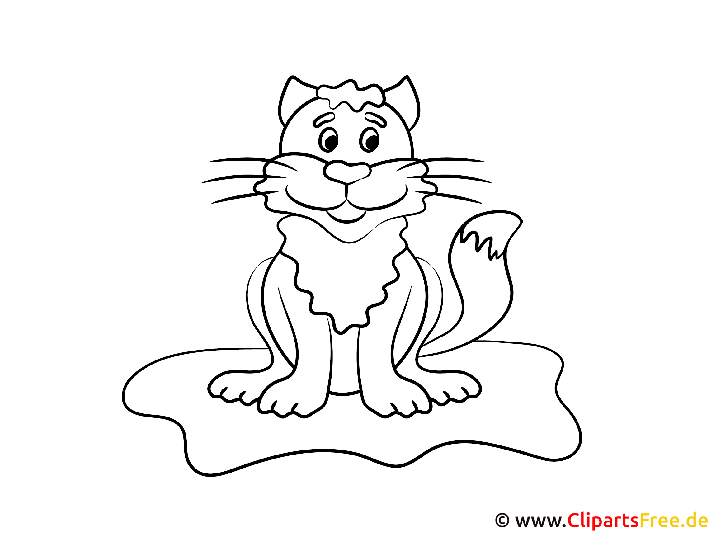  Tier Ausmalbilder zum Ausdrucken Motiv 