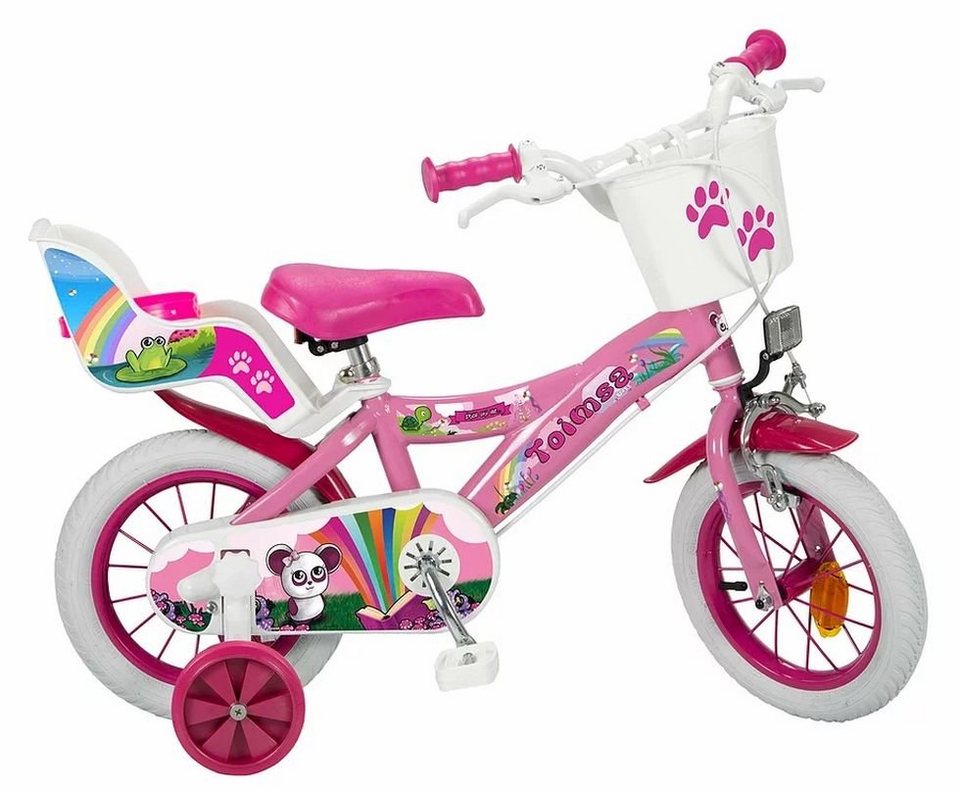  Toimsa Bikes Kinderfahrrad 12 Zoll Kinder Mädchen Fahrrad Kinderfahrrad Motiv 