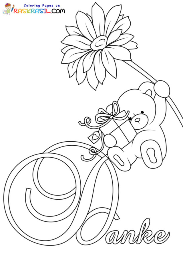  Foto zu Ausmalbilder Danke 