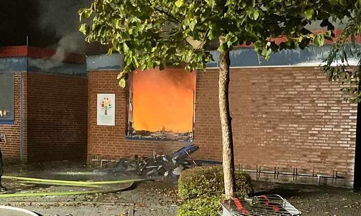 Kindergarten in Dülmen brennt vollständig aus 