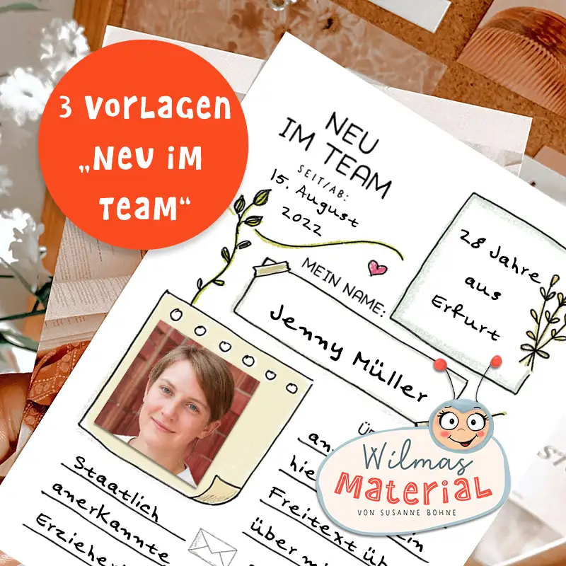  Portfolio Kindergarten: Kreative Vorlagen (und 5 Freebies!) Illustration 